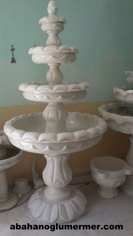 mermer havuz fıskiyesi